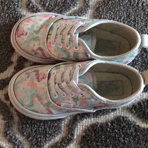 Toddler girl vans size 8.5